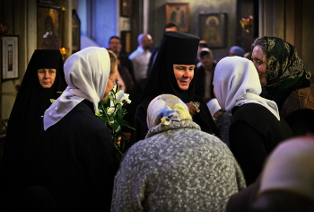 Монастырь. Праздничная служба. / День Небесной покровительницы игуменьи. Поздравления.