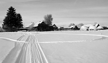 Белый покой... / Зимняя Сибирская глубинка