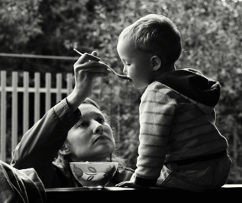 "За маму, за папу..." / ***