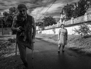 Всё, кина не будет... / У моего друга Алексея, в самый неподходящий момент съёмки разрядился аккумулятор. Кадр не постановочный.