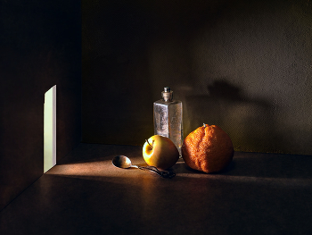 в тени / постановка