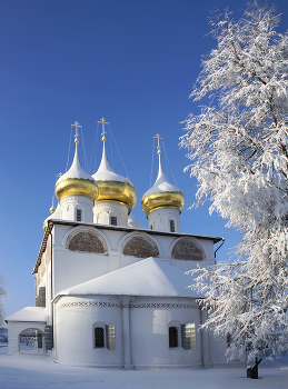 Утро на Рождество.. / г. Гороховец Благовещенский Собор.