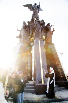 Открытие памятника Воинству Архангелов / Челябинск, открытие памятника Воинству Архангелов, декабрь, 2025