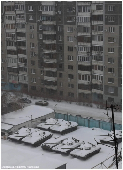 Челябинск. Зима / Двор Челябинского политехнического института