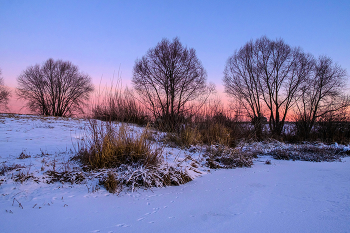 Утренний пейзаж. / У озера Исток.
