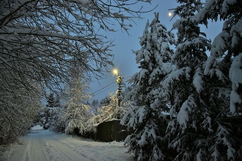 Смеркалось ... / Предновогодье ...