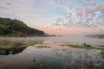Летний рассвет на Оке. / ***