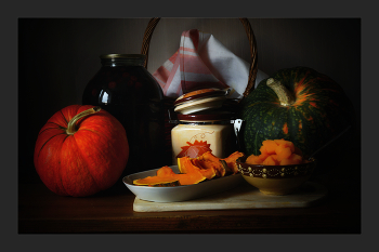 С тыквами / Ну, очень сладкие оказались...