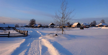 Где-то в зимней Сибирской глубинке.... / Западная Сибирь