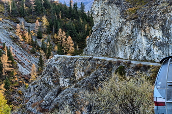 На горных дорогах. / ***