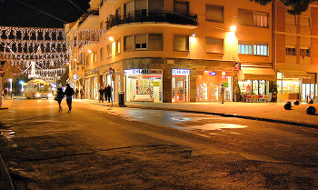 Уличные новогодние убранства / Уличные новогодние убранства в Римини