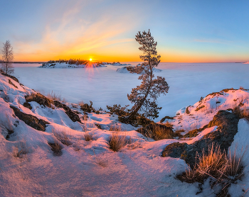 Новый рассвет / Из фотопроекта "Чарующая Ладога".