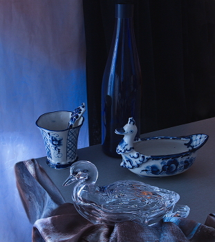 Зимние настроения / Упражнения со стеклом