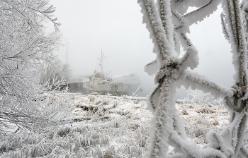На Енисее зима / Енисей, Красноярск