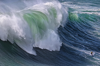 &nbsp; / Big Wave Surfer in Nazare