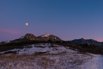 Волчье Полнолуние / Первое полнолуние нового года, гора Бештау,Кавказские Минеральные Воды