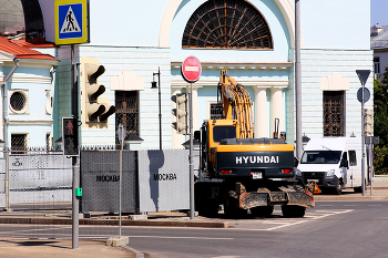 Ремонт на Николоямской / Ремонтные работы на Николоямской улице в Москве. Июль 2024.