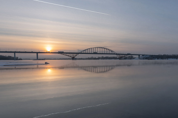 Вечерний мост / Красноярский край