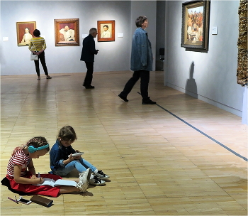 Учиться у Репина / На выставке И.Е.Репина в Москве