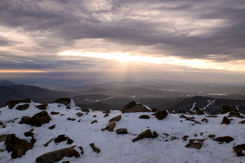 Геш / Шерегеш, вид с г.Зеленая