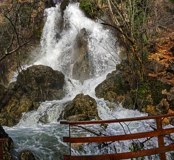Водопад Су-Учхан / Крым, Кизилкобинское ущелье (6.01.26)
