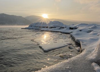 Тихий морозный вечер / Красноярский край