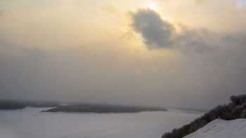 &nbsp; / Река Обь в январе