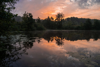 После ночи. / Озеро Рожок.