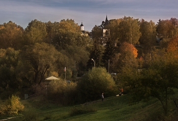 Тарусский сюжет / Вечерний сюжет из Тарусы, осень 2020год.