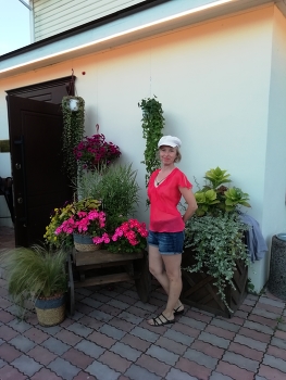 Эльвира / дама и цветы