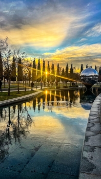 Закат в парке Галицкого. Краснодар / ***