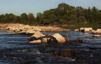 Окский брод / Вечерний сюжет с берега Оки, весна 2025