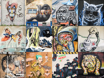 "Scary Monsters &amp; Funny Jokers" part 4 / Graffiti, Street Art Photography