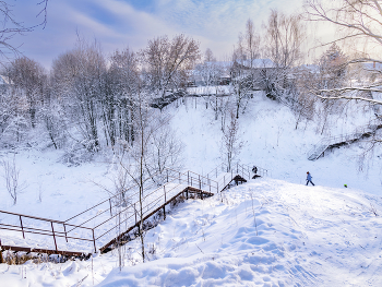 Овраг / Зима