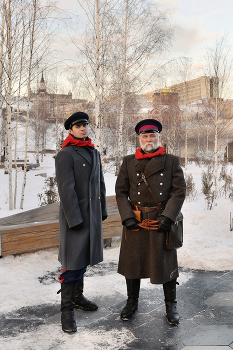 Казаки... / В Зарядье.