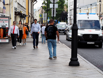 Покровка / На улице Покровка в Москве. Август 2024.