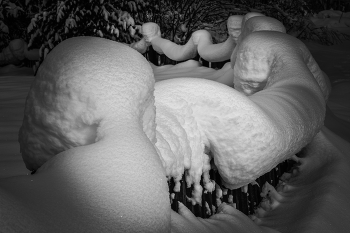 Снежные зарисовки / Кузбасс, Таштагольский район, п. Подкатунь