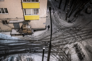 Вечер за окном / ***