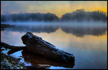 Река Уфимка / Утро туман