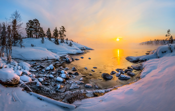 Золотая бухта / Из фотопроекта "Чарующая Ладога".