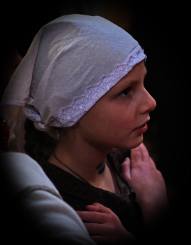 Дети в церкви. / Перед Причастием...