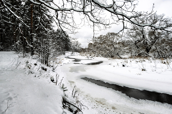 Зима в Подмосковье / Гжель