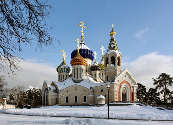 Храм святого благоверного князя Игоря Черниговского. / храм, зима
