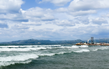 Немного ветренно / Салоу. Испания.