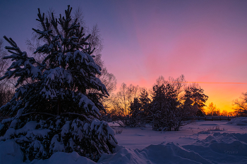Зимний вечер. / ***