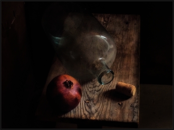 .... Этюд с гранатом .... / предметная композиция