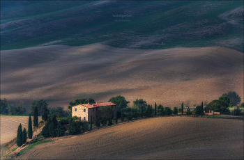 "Скатываясь по склонам холмов" / Пейзажи Тосканы