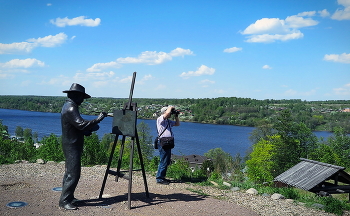 Объект один / День фотографа круглый год - продолжение. Локация, наверное, многим известна. Недавно отмечали День художника.