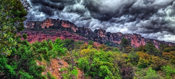 &nbsp; / Siurana - tempesta - Priorat