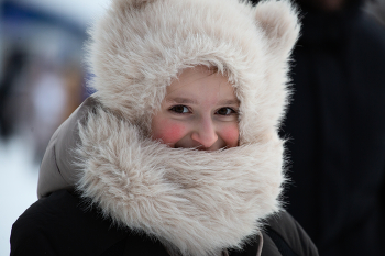 Грузинка. / Зимний день. Мороз.